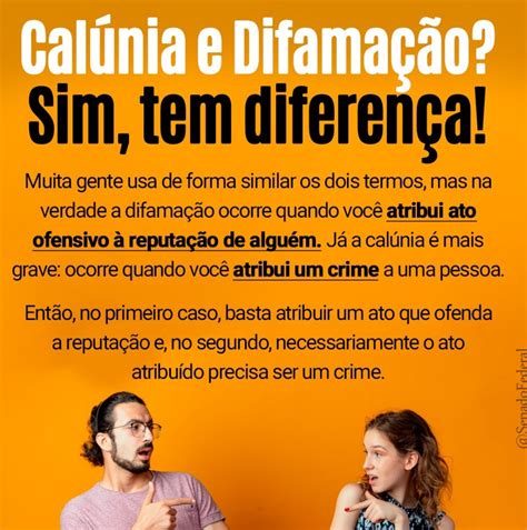 Entenda A Diferença Entre Calúnia E Difamação Sindicato Sindmub