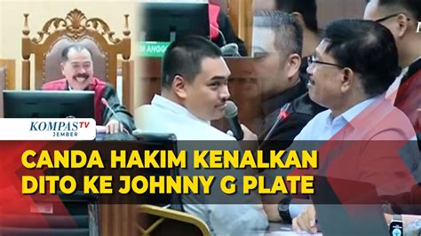 Canda Hakim Fahzal Kenalkan Dito Ke Johnny G Plate Karena Berulang