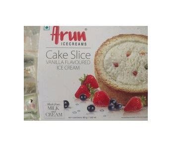 Arun Ice Cream Cake Slice Vanilla (Chilled) - 125 ml