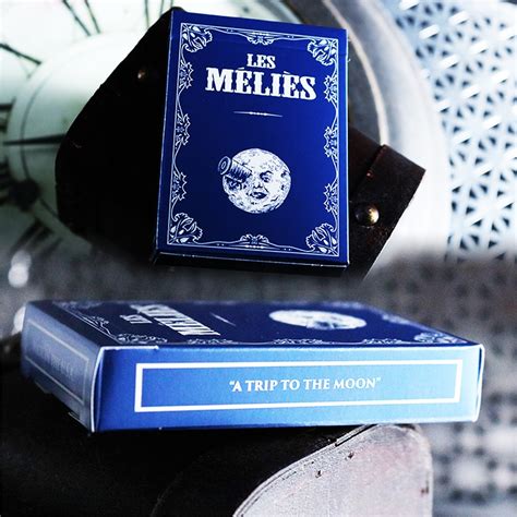 Les Melies Conquest Blue Playing Cards Spazio Magia Giochi Di Prestigio