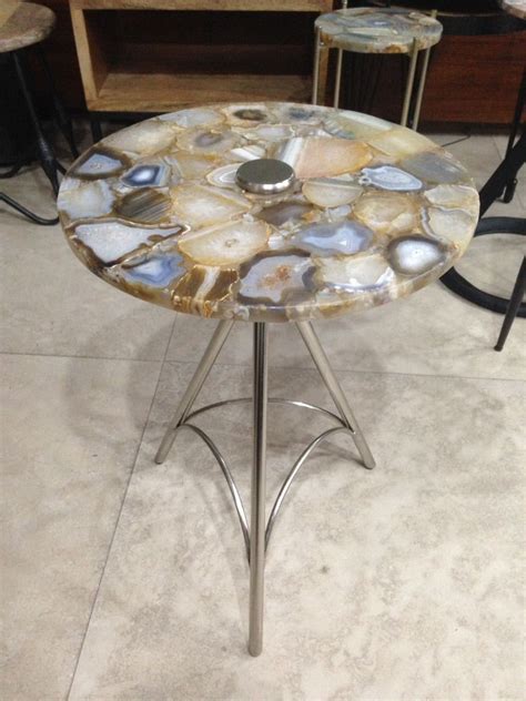 Natural Agate Table Round Rs 15000 Piece 3 D International Arts