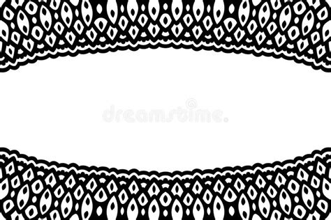 Art with Black Ornate Border and White Copy Space Stock Vector ...