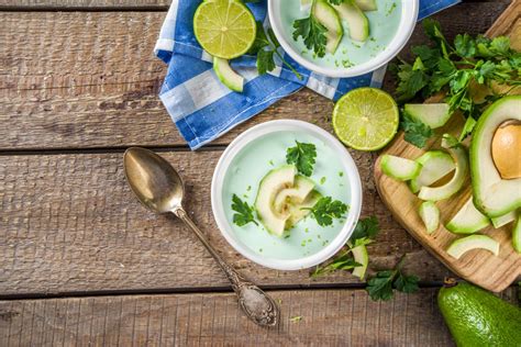 Avocado Cold Summer Soup Recipe Health Iq Magazine Rehab Hq