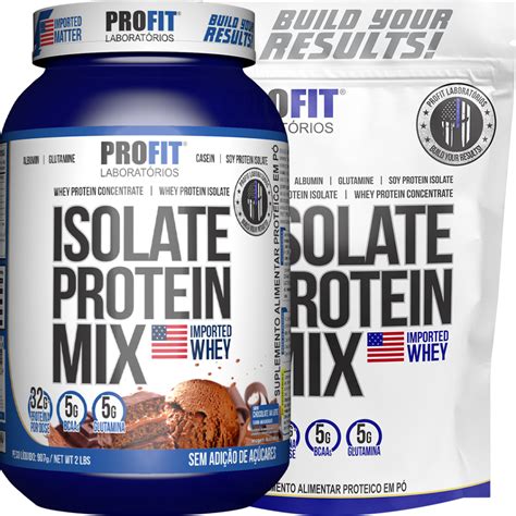 Whey Isolada Isolate Protein Mix Pote 907g Whey Isolada Isolate