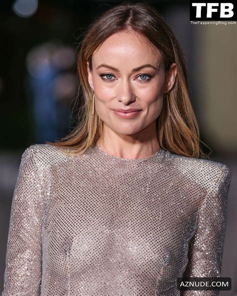 Olivia Wilde Sexy Seen Flashing Her Tits Wearing A See Through Dress At