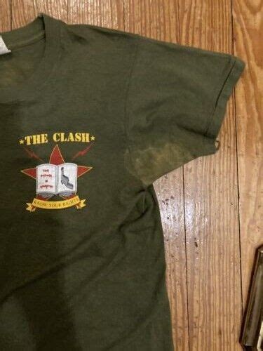 Clash Vintage Single Stitch T Shirt Sex Pistols Black Gem