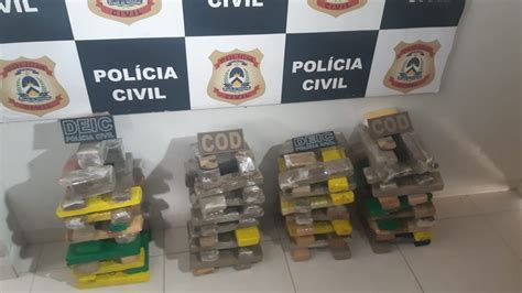 Quatro pessoas são presas pela Polícia Civil 120 quilos de maconha