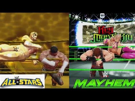 WWE ALL STARS FINISHER VS WWE MAYHEM FINISHER IPHONE 2023 YouTube