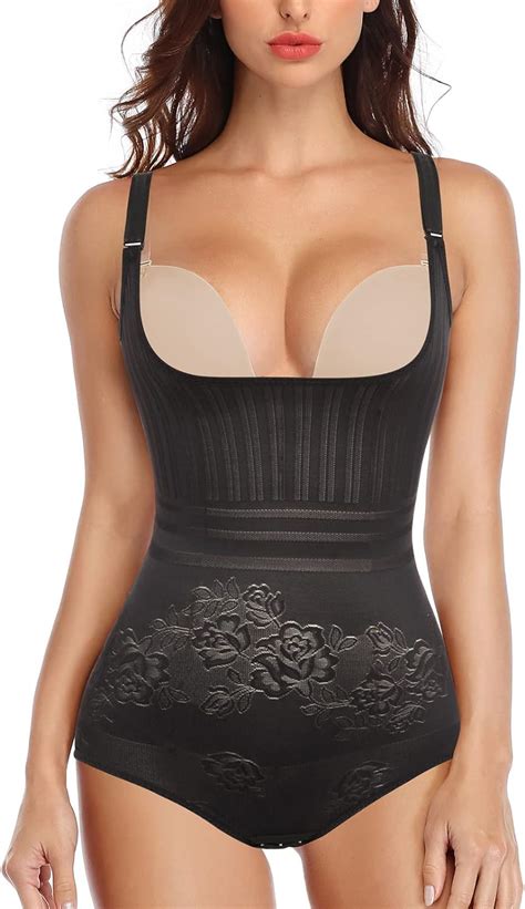 Miss Moly Shapewear Bodysuit For Women Tummy Control Shapewear Open