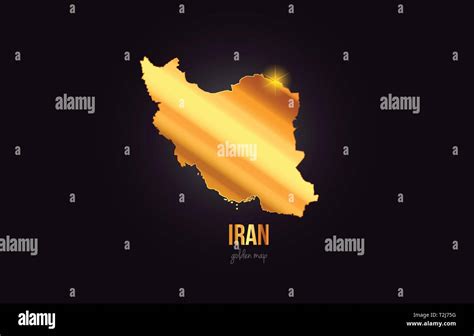 Iran gold map Stock Vector Images - Alamy