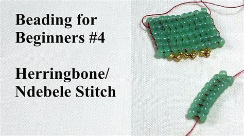 Ndebele Herringbone Stitch Beading For Beginners Youtube