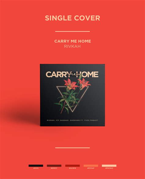 Single Cover | Carry me Home on Behance