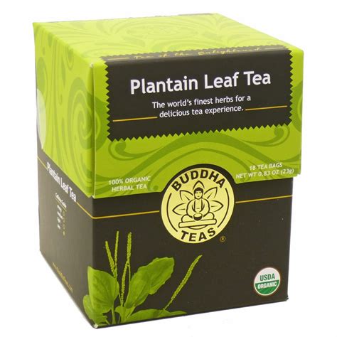 Plantain Leaf Tea by Budda Teas - 18 Tea Bags - Walmart.com - Walmart.com