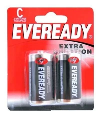 Pila Bateria Zinc Carbono Eveready Tipo C 2 Piezas Surtek MercadoLibre