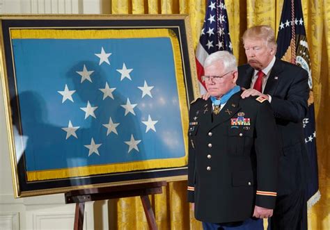 President Trump Awards Medal Of Honor To Us Military Heroes