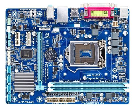 Gigabyte GA-H61M-DS2 3.0 motherboard 1155 socket LPT ddr3 VGA M-ATX ...