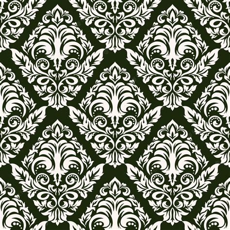 Free Vector Damask Seamless Pattern Background Classical Luxury Old Fashioned Damask Ornament