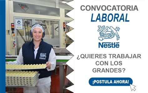 Nestle Busca Personal Activo Postula Ya Portal De Empleos