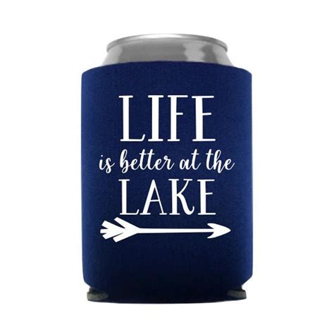 Life Is Better At The Lake Can Cooler T Summer Funny Can Cooler