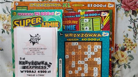 Zdrapki Lotto Ekspres Losy Krzy Wki Linie Kto Wygra Zdrapki