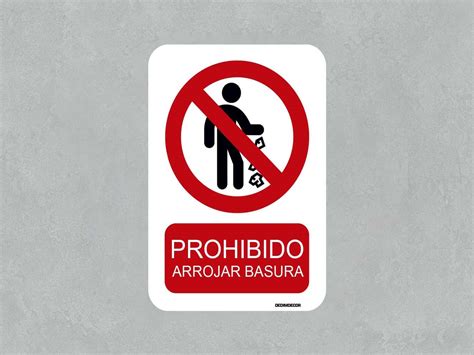 Se Al De Prohibido Tirar Basura