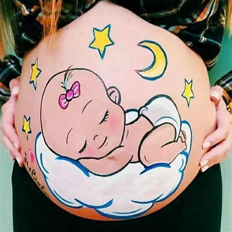 Pin De Karla En Boody Pait Dibujos Para Embarazadas Dibujo Barriga