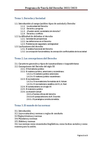 PROGRAMA TEORIA DEL DERECHO 1 Pdf