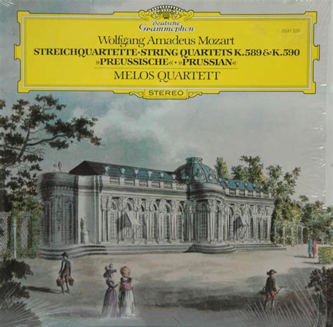 Wolfgang Amadeus Mozart Melos Quartett Streichquartette String