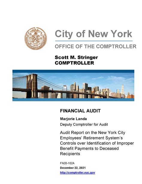 Audit Report on the New York City Employees’ Retirement System’s