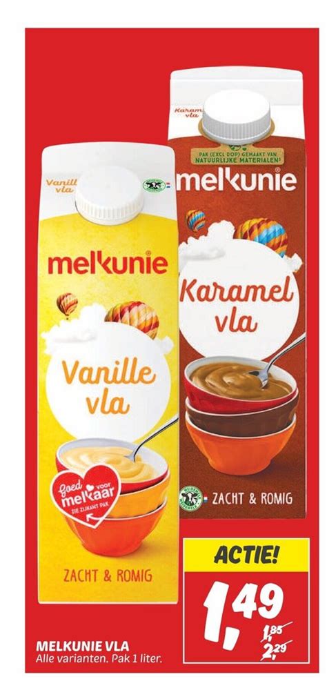 Melkunie Vla Pak Liter Aanbieding Bij Dekamarkt