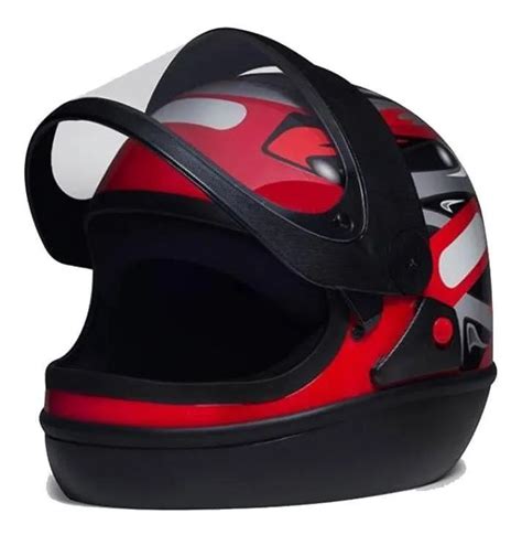 Capacete San Marino Vermelho Maremoto