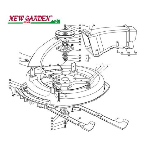 Exploded View Of The 72 Cm Cutting Deck XF130HD The CASTELGARDEN 20