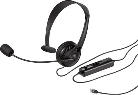 Insignia™ Landline Hands-Free Headset with RJ-9 Connection Black NS ...