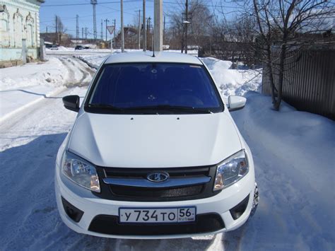 Накладки в цвет кузова и заглушки — Lada Гранта, 1,6 л, 2016 года ...