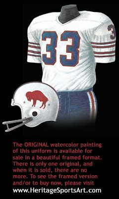 Buffalo Bills Uniform and Team History | Heritage Uniforms and Jerseys ...