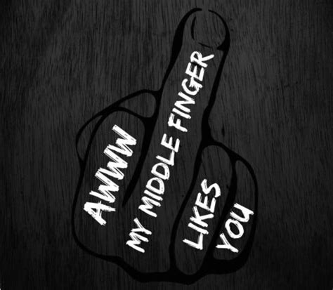 Middle Finger Wallpaper EnWallpaper