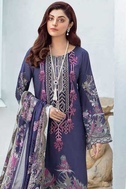 Shree Fabs Rangrez Luxury Lawn Collection Vol Chiffon Cotton Salwar