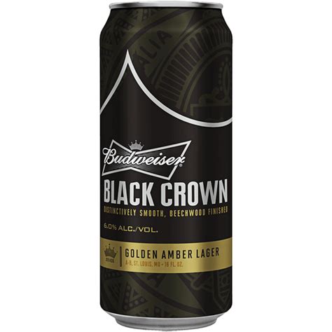 Budweiser Black Crown Amber Lager, 4 pk 16 fl. oz. Cans | Beer | Carlie C's