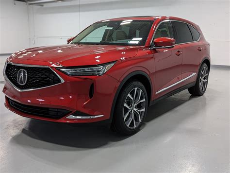 New 2023 Acura MDX SH AWD With Technology Package In Performance Red