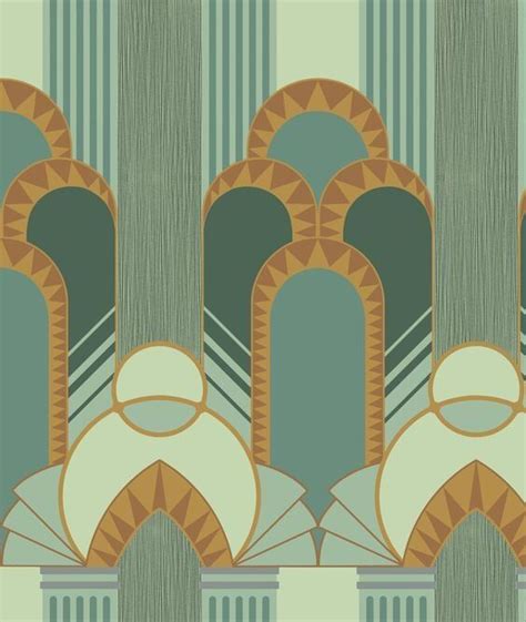 Focus On Art Deco Claire Heffer Design Art Deco Wallpaper Art