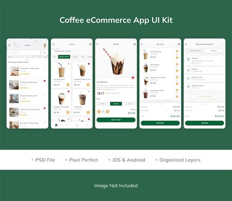 Premium Psd Ecommerce App Ui Kit