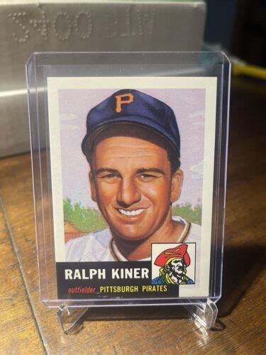 1991 Topps Archives The Ultimate 1953 Set Ralph Kiner 191 REPRINT EBay