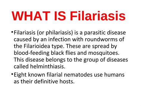 Filariasis | PPT