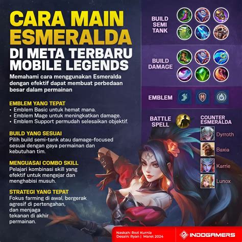 Cara Main Esmeralda Di Meta Terbaru Mobile Legends Build Emblem