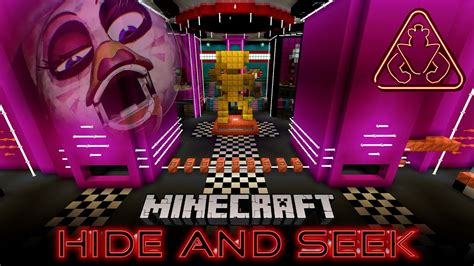 Minecraft Security Breach Hide N Seek With Chica Fnaf Building The Lobby Entrance Youtube