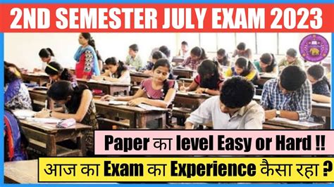 Sol Second Semester July Exam Student Experience Ii Paper Level