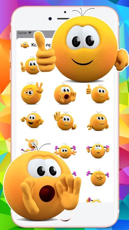 Banga Cute Emojis HD Stickers by Hira Akram