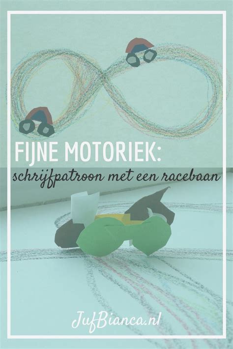 Fijne Motoriek Schrijfpatroon Met Een Racebaan JufBianca Nl Fijne