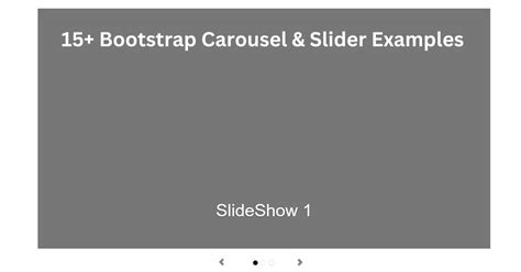 15 Bootstrap Carousel And Slider Examples