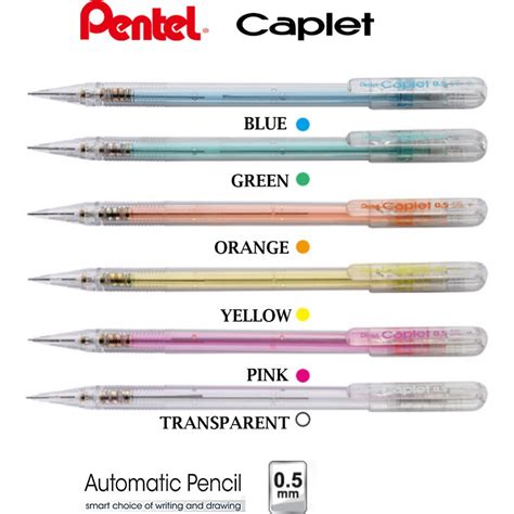 PENTEL Caplet Mechanical Automatic Pencil (0.5mm) | Shopee Malaysia